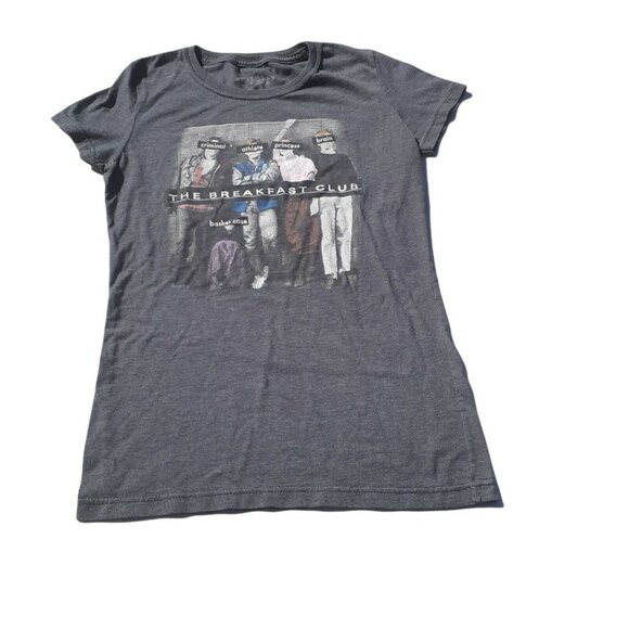 The Breakfast Club Tops - The Breakfast Club Movie T-Shirt Womens M Short Sleeve Gray